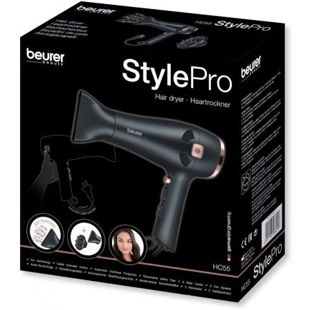 Beurer HC-55 Secador de Pelo 2.000 W con Función Iónica